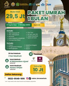 Program Umrah Long Stay 30 Hari