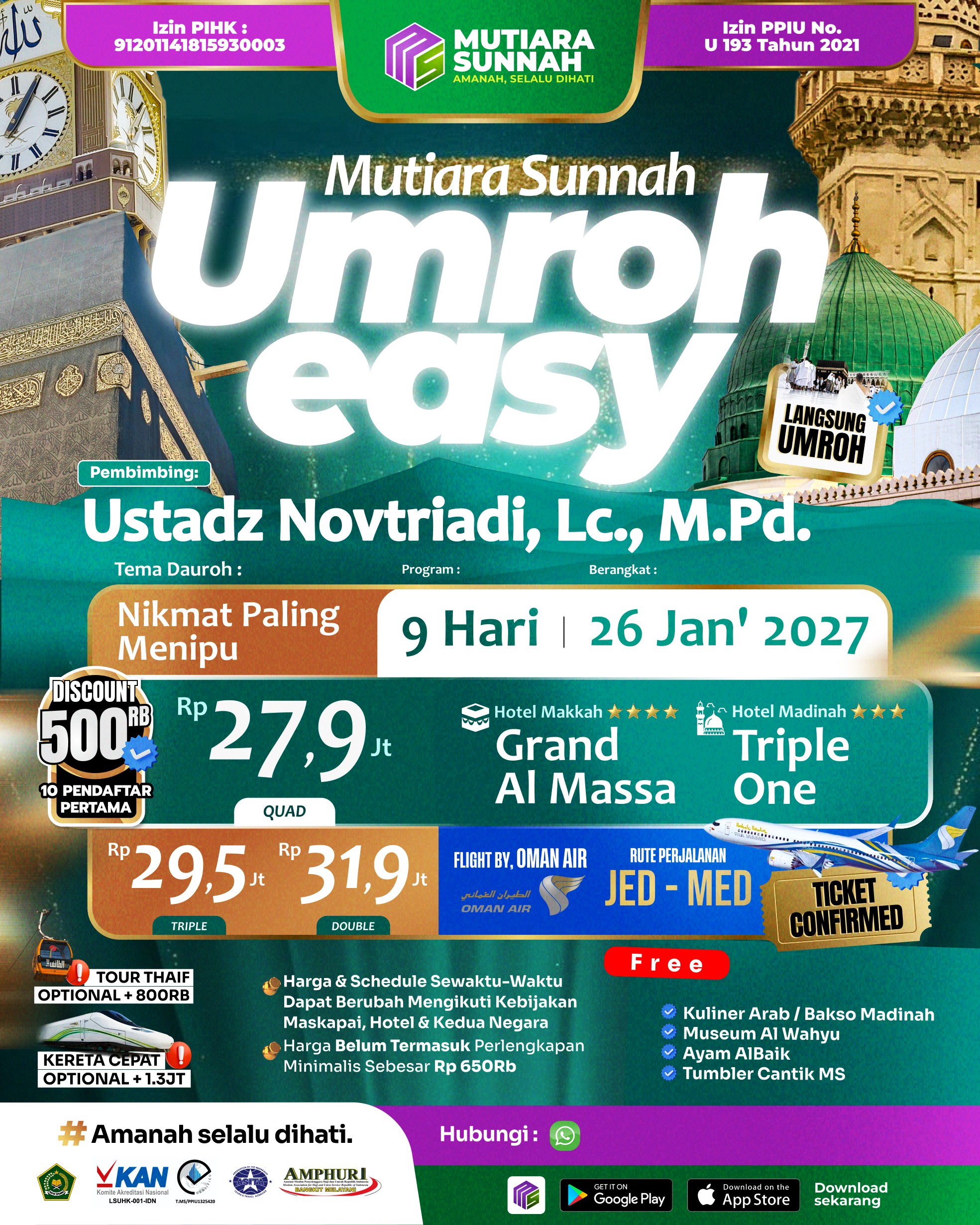 UMROH EASY 26 JANUARI 2027