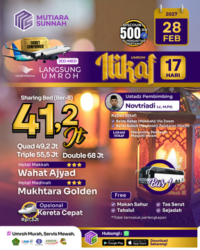 UMROH ITIKAF 28 FEBRUARI 2027 - BUS 1