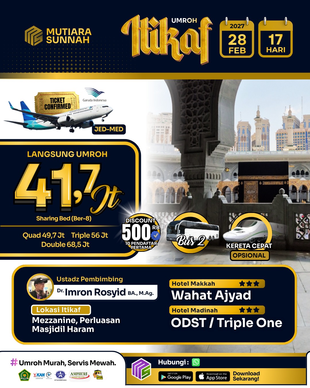UMROH ITIKAF 28 FEBRUARI 2027 - BUS 2