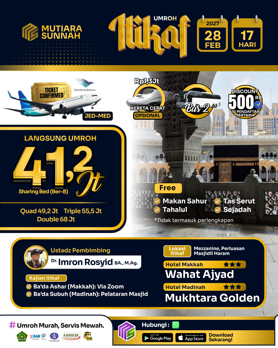 UMROH ITIKAF 28 FEBRUARI 2027 - BUS 2