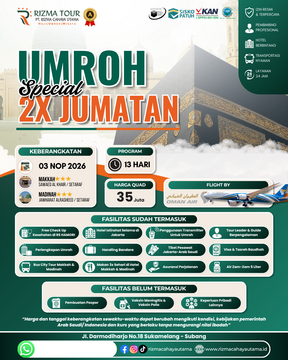 Umroh 2x Jumatan 03 Nopember 2026