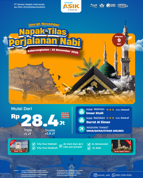 Umrah ASIK: 22 November 2026