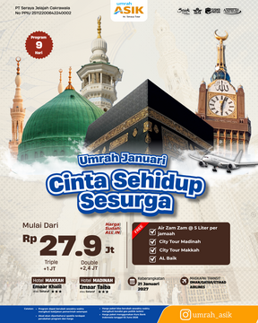 Umrah ASIK: 21 Januari 2026