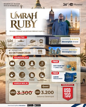 Umrah Ruby Landing Madinah 22 Oktober 2026