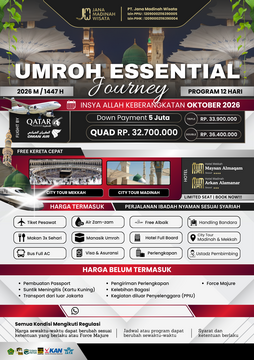 UMROH ESSENTIAL JOURNEY OKTOBER VOL. II 2026