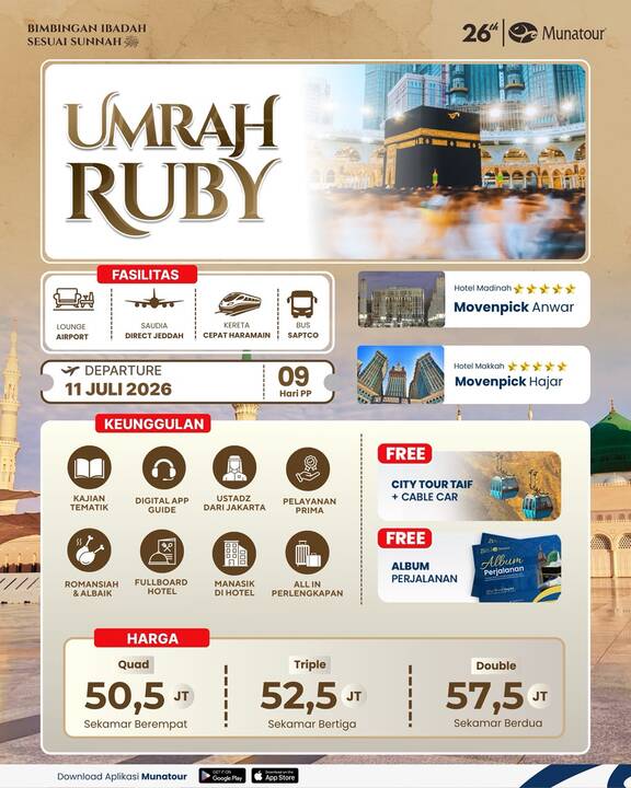 Umrah Ruby Landing Jeddah 11 Juli 2026
