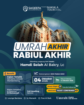 SAQEEFA UMROH AKHIR RABIUL AKHIR 04 OKTOBER 2026
