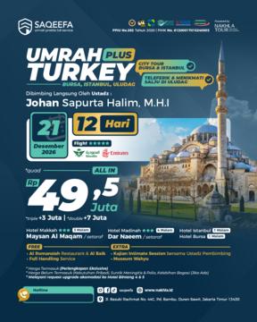 UMROH SAQEEFA PLUS TURKEY AKHIR TAHUN 21 DESEMBER 2026
