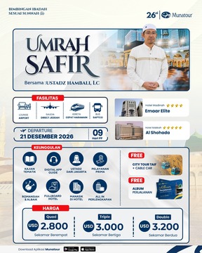Umrah Safir Saudia Landing Jeddah 21 Desember 2026