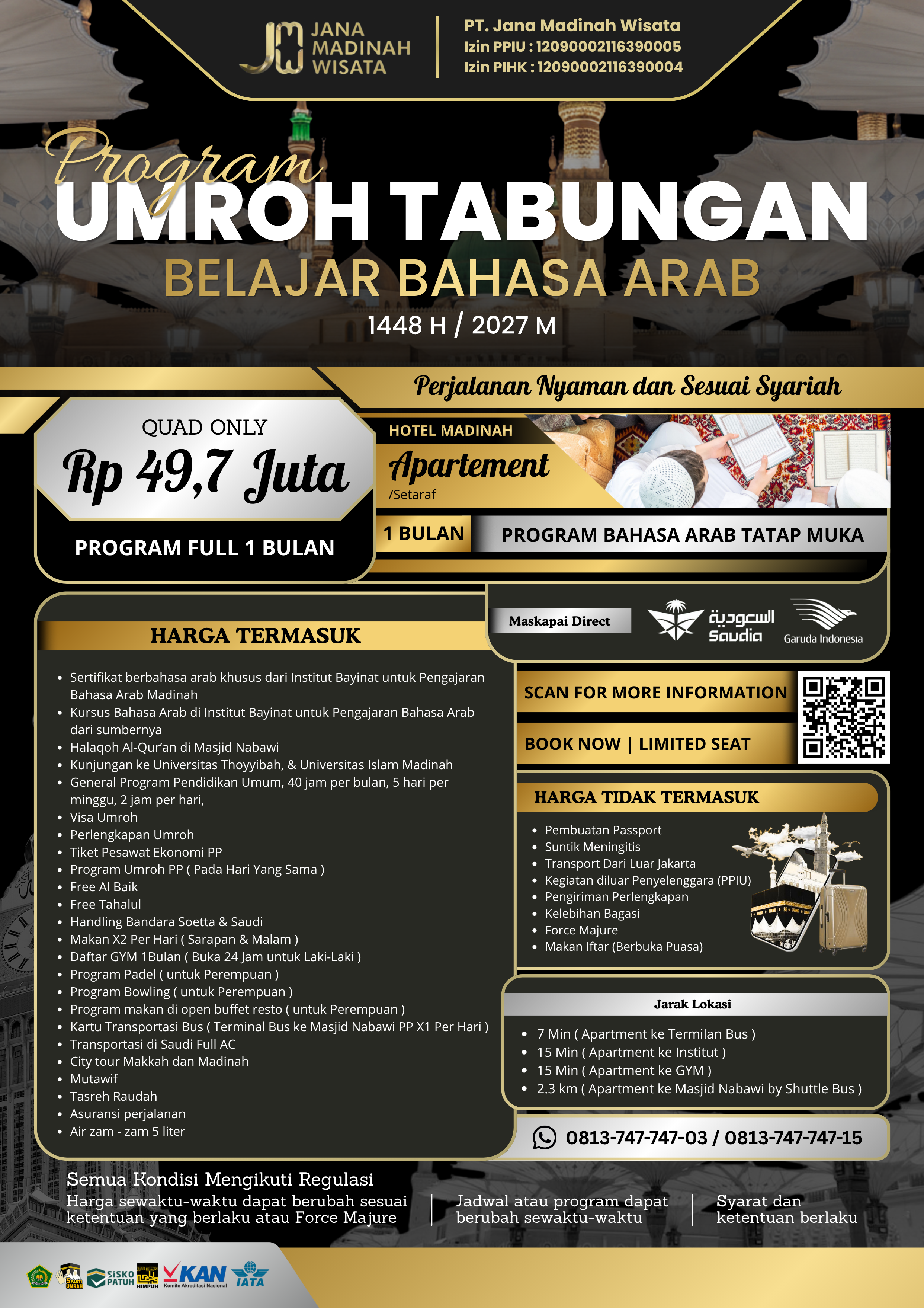 PROGRAM TABUNGAN UMROH BAHASA ARAB