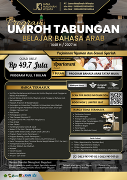 PROGRAM TABUNGAN UMROH BAHASA ARAB