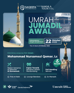 UMROH SAQEEFA JUMADIL ULA 22 OKTOBER 2026