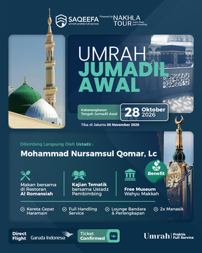 UMROH SAQEEFA JUMADIL ULA 28 OKTOBER 2026
