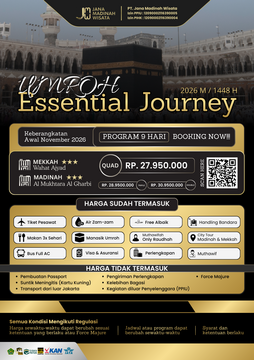 UMROH ESSENTIAL JOURNEY NOVEMBER (GOLD) VOL. III 2026