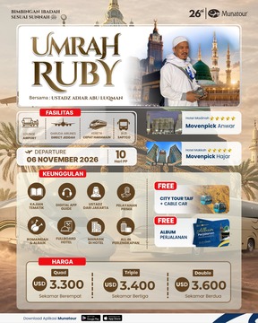 Umrah Ruby Saudia Airlines 06 November 2026