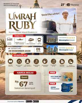 Umrah Ruby Saudia Airlines Landing Madinah 29 Desember 2026