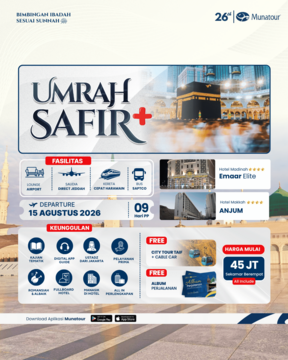 Umrah Safir Plus Landing Jeddah 14 Agustus 2026