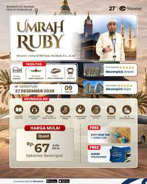 Umrah Ruby Garuda Landing Jeddah 27 Desember 2026