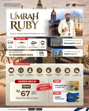 Umrah Ruby Garuda Landing Jeddah 27 Desember 2026