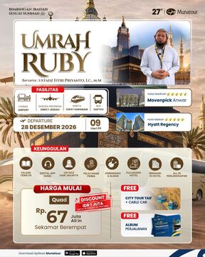 Umrah Ruby Garuda Landing Jeddah 28 Desember 2026