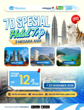 🌏 Spesial Halal Trip 3 Negara Asia Periode Libur Akhir Tahun