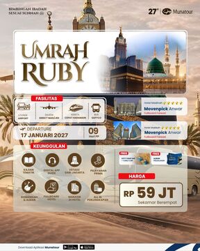 Umrah Ruby Garuda Landing Madinah 17 Januari 2027