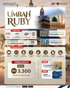Umrah Ruby Garuda Landing Madinah 17 Januari 2027