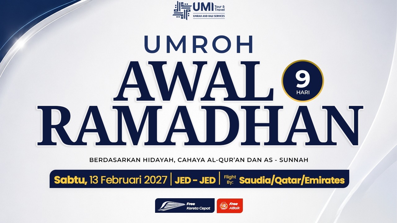 UMROH AWAL RAMADHAN 9 HARI 13 FEBRUARI 2027