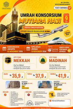 UMROH NOVEMBER 2026 - Prosesi Umrah Bersama Ustadz Khalid Basalamah
