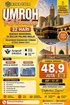UMROH FULL RAMADHAN 32 HARI