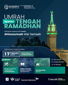 UMROH SAQEEFA PERTENGAHAN RAMADHAN 17 FEBRUARI 2027