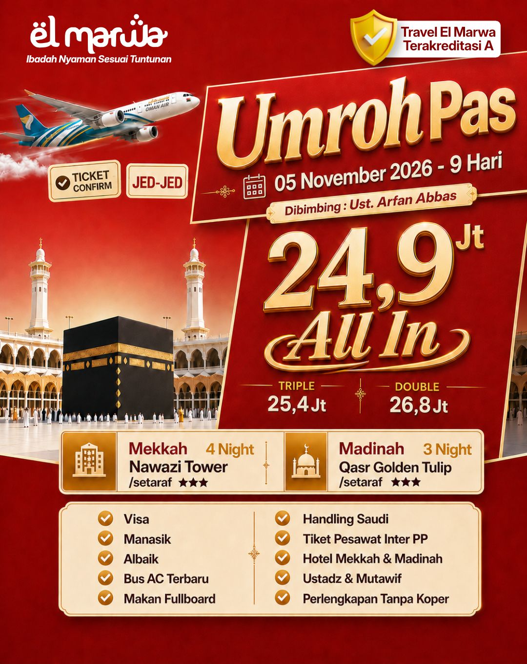 UMROH PAS 05 NOVEMBER  2026