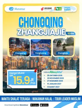 Tour Chongqing  Zhangjiajie 2026 - 2027