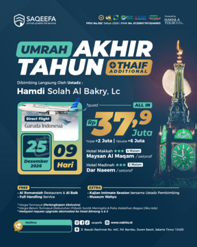 UMROH SAQEEFA AKHIR TAHUN 25 DESEMBER 2026 9 HARI