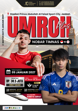 UMROH PLUS NOBAR TIMNAS AFC ASIAN CUP JANUARI 2027