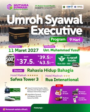 UMROH SYAWAL EXECUTIVE 11 MARET 2027