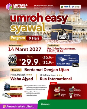 UMROH EASY SYAWAL 14 MARET 2027