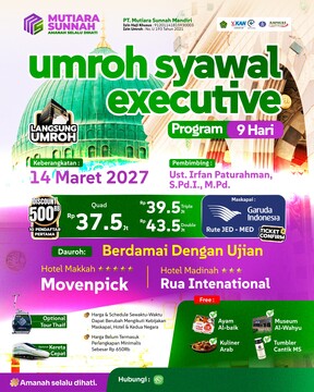 UMROH SYAWAL EXECUTIVE 14 MARET 2027