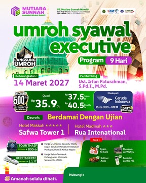 UMROH SYAWAL EXECUTIVE 14 MARET 2027