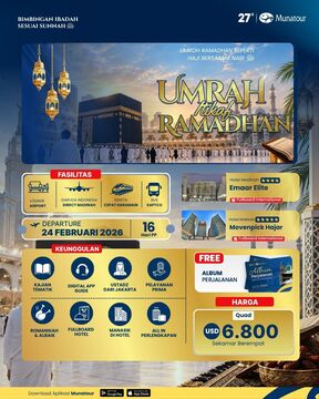 Umroh I'tikaf Ramdhan 24 Februari 2027