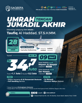 UMROH SAQEEFA AKHIR NOVEMBER 28 NOVEMBER 2026