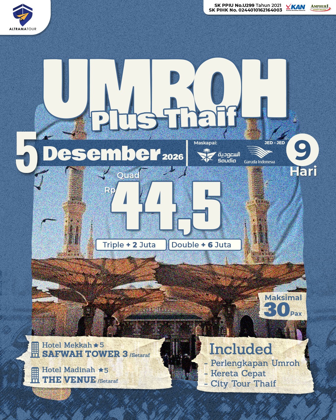 UMROH AWAL DESEMBER
