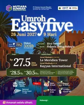UMROH EASY FIVE 26 JUNI 2027