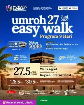 UMROH EASY WALK 27 JUNI 2027
