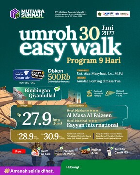 UMROH EASY WALK 30 JUNI 2027