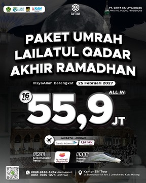 UMRAH LAILATUL QADR AKHIR RAMADHAN