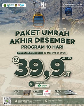 UMRAH AKHIR DESEMBER 10 HARI